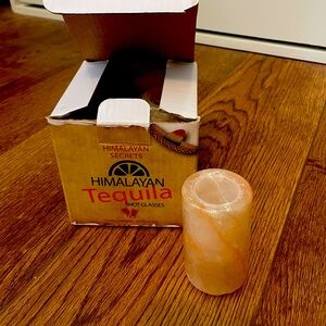 Set of 4 Himalayan Tequila shot glasses. New in box with tags and wrapping.